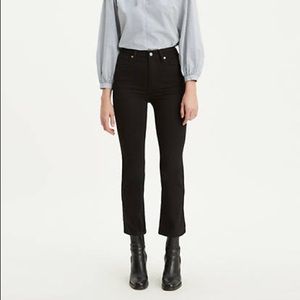 Levi’s mile high crop flared jeans